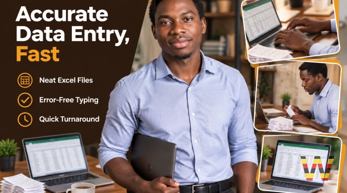 I will do accurate data entry for shops, SACCOs, and offices