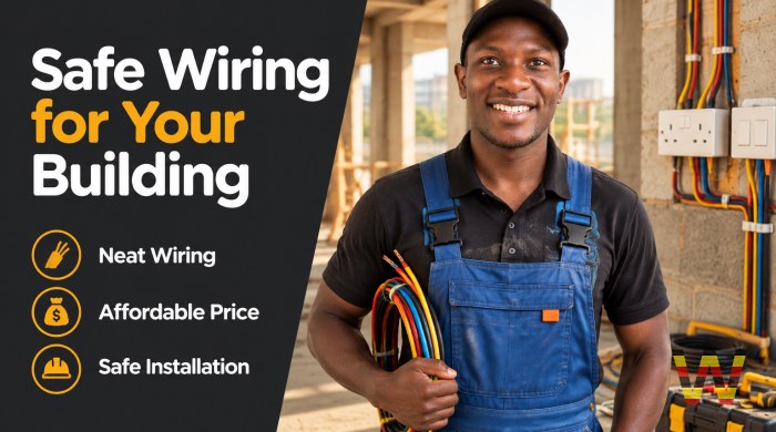 I will install and wire new electrical systems for homes and shops