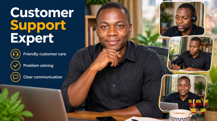 I will answer customer questions and solve problems for your business