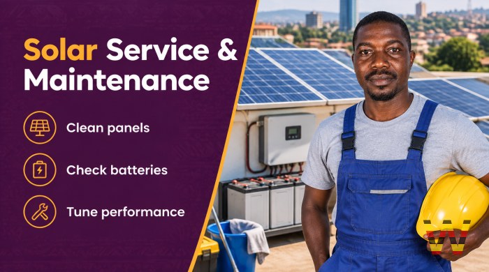 I will service and maintain your solar system